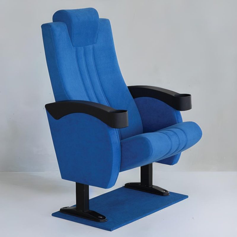 Auditorium Seat, Cinema Seat, Movie Theater Seat, cup holder