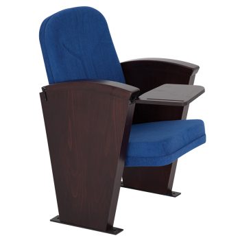 wooden armrest conference chair