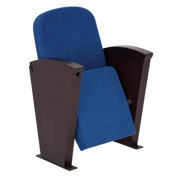 wooden armrest conference chair