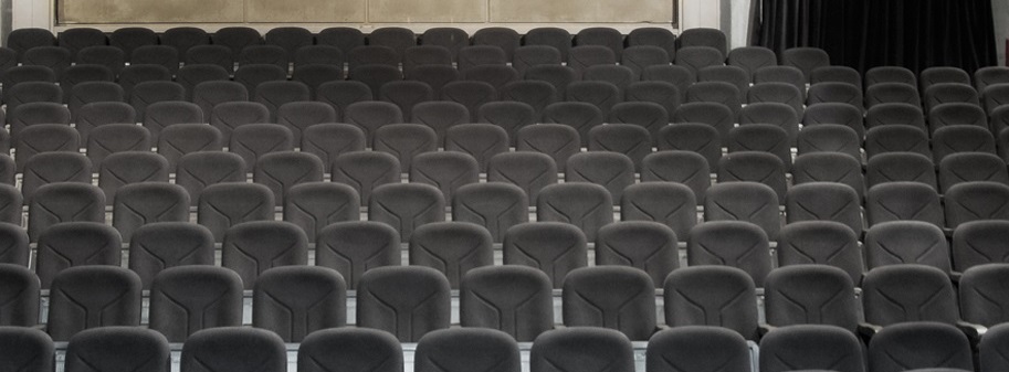 a movie theater hall
